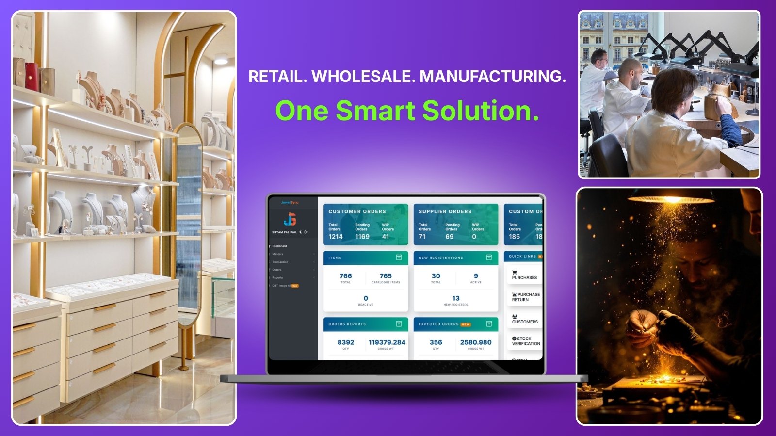 JewelSync: The Complete Digital Solution for Jewellery Retail, Wholesale & Manufacturing
